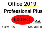 500 professionnel du bureau 2019 d'utilisateur plus l'appui OneNote de PC de la clé 500 d'activation