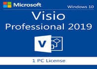 Bit du professionnel 32/64 de la clé 2019 professionnels de produit de Microsoft Visio pro