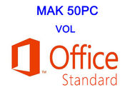 Clé de norme de Microsoft Office 2016 de PC des valeurs maximales de concentration au poste de travail vol. 50