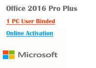 Professionnel de Microsoft Office 2016 d'ordinateur plus le code principal