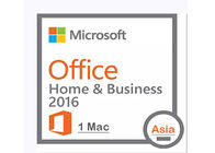 Maison de Microsoft Office et permis principal des affaires 2016 pour le Mac de l'Asie
