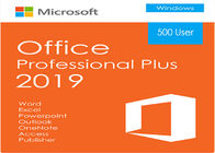 Code véritable 500pc Microsoft Office 2019 pro plus des valeurs maximales de concentration au poste de travail de permis de clé d'activation