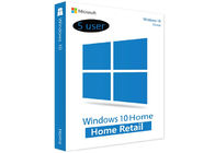Activation en ligne de clé de permis de Microsoft Windows 10 d'emballage de détail