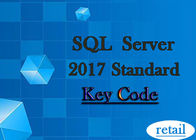 Clé en ligne de vente au détail de code de permis de noyau de la norme 24 de Serveur SQL 2017 globale