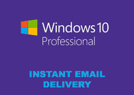 La clé au détail professionnelle USB de permis de Windows 10 gagnent 10 pro Microsoft 32/64 paquet mordu de boîte