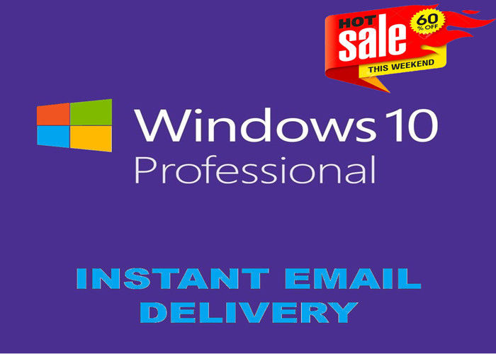 Clé de produit de permis mordue pro par 32 de Microsoft Windows 10 pour le PC