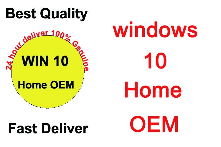 Permis d'OEM Microsoft Windows 10 principal, activation de clé de permis de maison de Windows 10