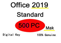 Code principal de Microsoft Office 2019 multilingues, 500 clé de norme du bureau 2019 de PC