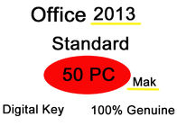 Garantie de la qualité rapide de la livraison de clés de vente au détail des valeurs maximales de concentration au poste de travail 50pc de la norme 2013 de bureau de logiciel
