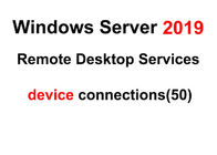 La RDP à distance de connexions du DISPOSITIF 50 de services de bureau du serveur 2019 de Microsoft Windows