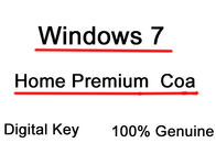 Autocollant en ligne de permis de COA de milliseconde de clé d'activation de Windows 7 Home Premium