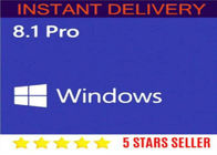 32 / 64 PC principal original du permis 2 d'activation de Microsoft Windows 8,1 de bit pro