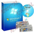 La pleine version de DVD a scellé la clé de permis de Microsoft Windows 7