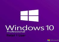 Vente au détail professionnelle de permis de clé de Windows 10 instantanés de la livraison 1 utilisateur