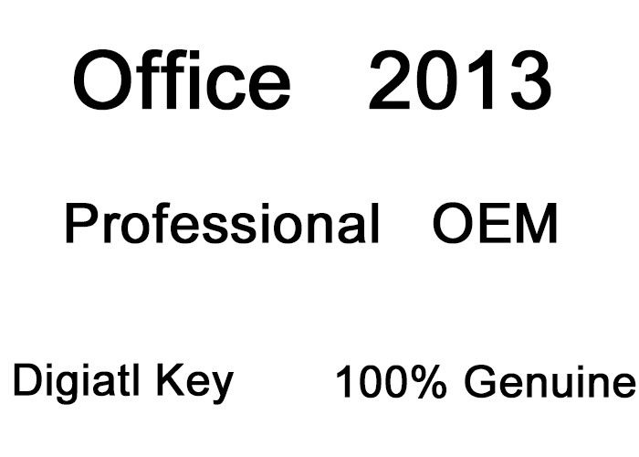 Bits principaux véritables de la boîte 32 et 64 de vente au détail de code de la clé DVD Microsoft Office 2013